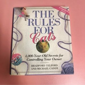 4/$10!! The Rules for Cats book